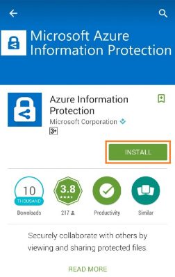 Install app