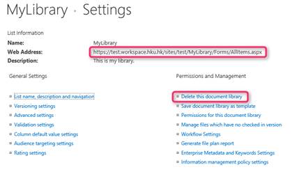 Permission management