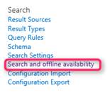 Search and offline availability