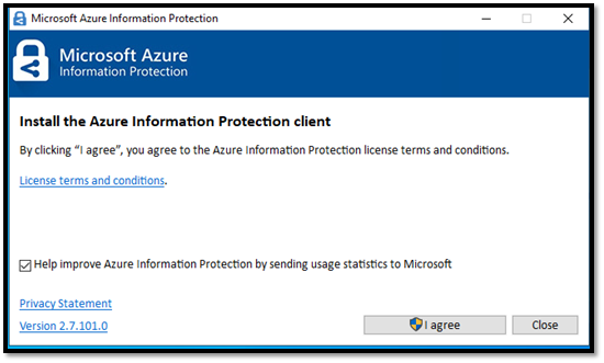 Agree to install