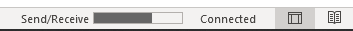 Outlook will take hours to synchronize all mails to local computer. Please keep it online and wait until the Send/Receive status complete, before proceed the next step