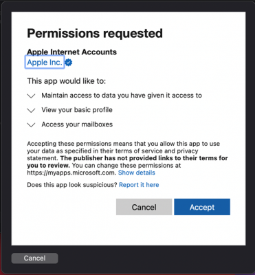 Click Accept