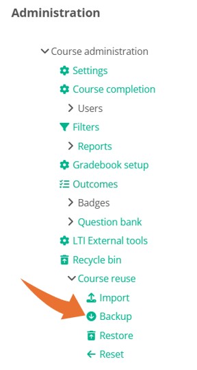 BackupMoodle