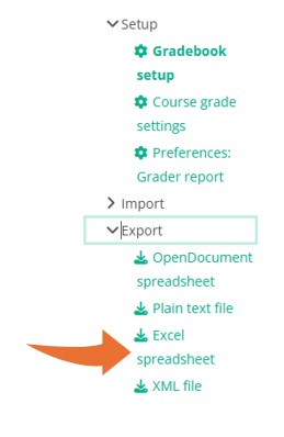 ExportExcelGradebook