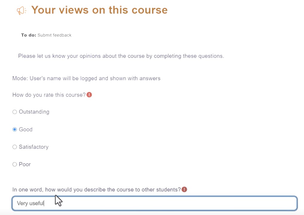 Feedback