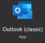 Click “Microsoft Outlook” icon