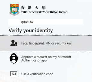Sign-in option interface