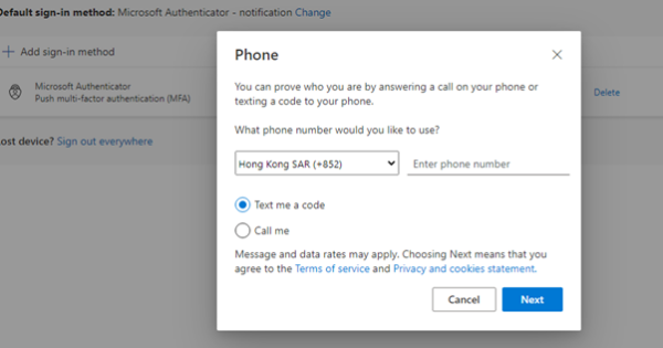 How can I set up another multi-factor authentication? » Information ...