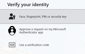 Click “Sign in another way”, then you can choose other way such as “Approve a request on my Microsoft Authenticator app”