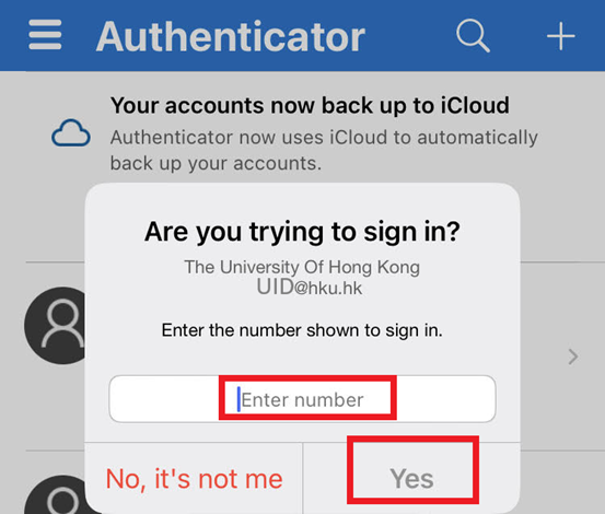 It will go through approve sign in request with MFA; it will prompt the default method which was previously set; Open your Microsoft Authenticator app and enter the number in next screen an choose “Yes”