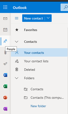 your contacts