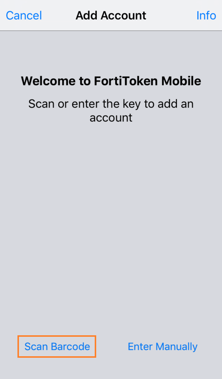 Installation of "FortiToken Mobile" for iOS Devices » Information Technology Services