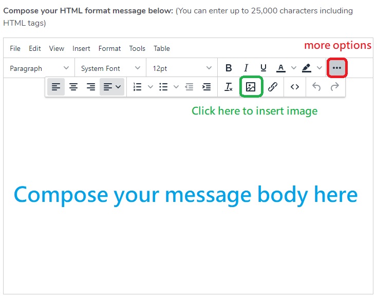 User Guide on Submission of Bulk Email in HTML format » Information ...