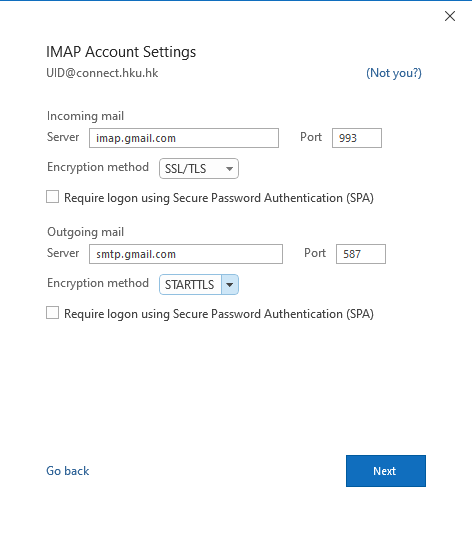 imap information