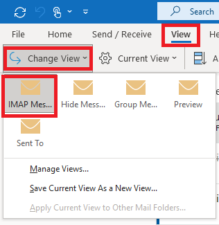 After importing the mails to M365, if you find the imported folders are empty. Please change the follow setting to show all the mail.