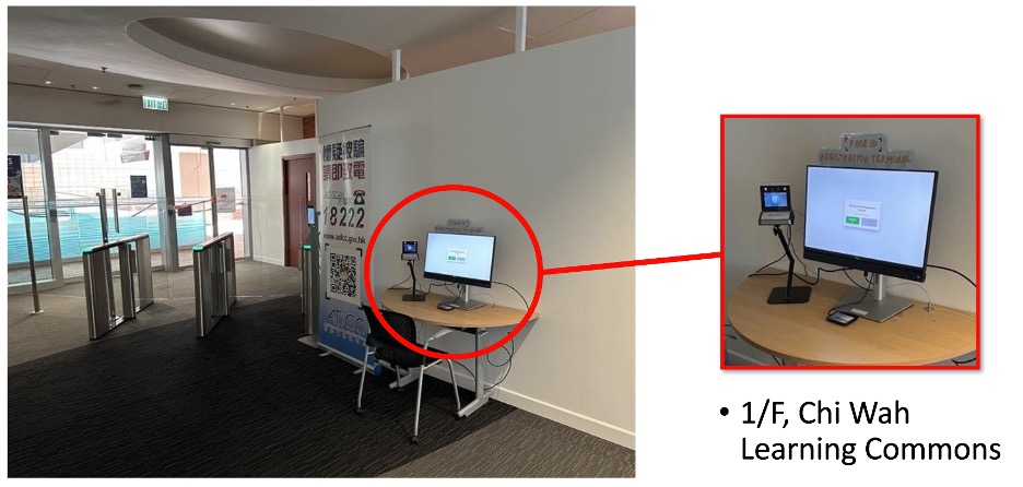 device in 1/f cwlc to register face id