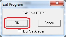 sftp coreftp 15