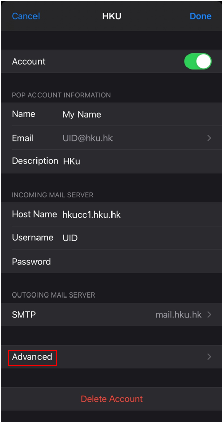 Procedure to Enable SSL (Secure Sockets Layer) on POP/IMAP for Staff ...