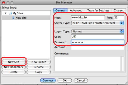 Sftp (Secure File Transfer Protocol) With Filezilla On Mac Os X »  Information Technology Services