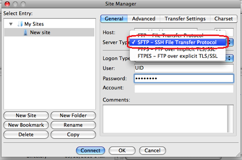 Sftp (Secure File Transfer Protocol) With Filezilla On Mac Os X »  Information Technology Services