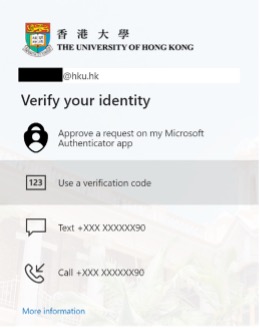 Select ‘Use a verification code’