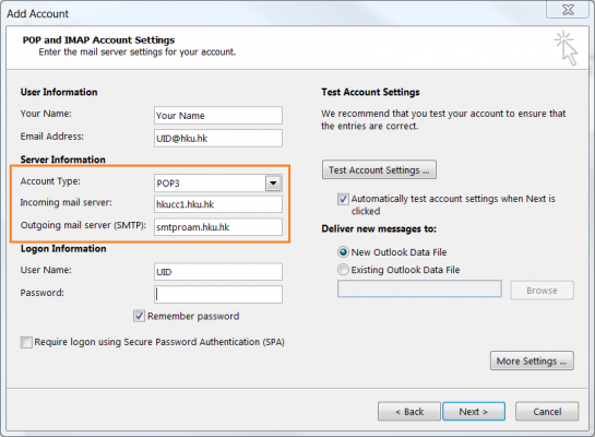 outlook roaming user 05