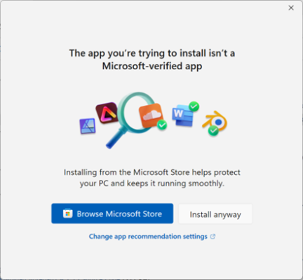 Click “Install anyway” if prompted