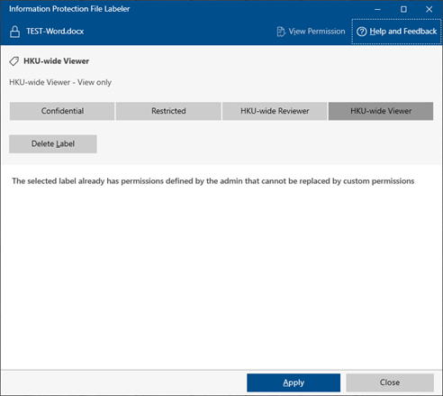 6.	Click “Help and Feedback” and check the version number under Client Status is 3.1.105.0 or above.  If the version number is below 3.1.105.0, click “Reset Settings”.