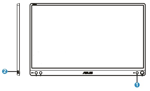 portable monitor front view