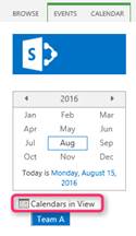 Calendar View