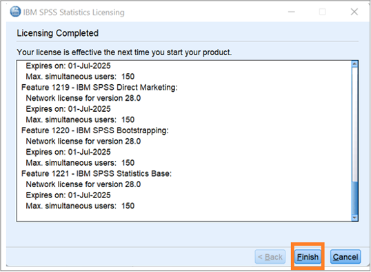 spss win 15 - license complete