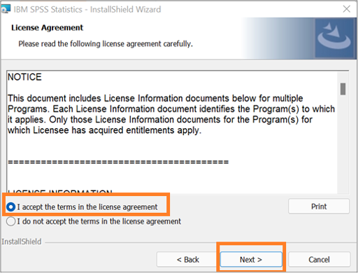 spss win 5 - agree license