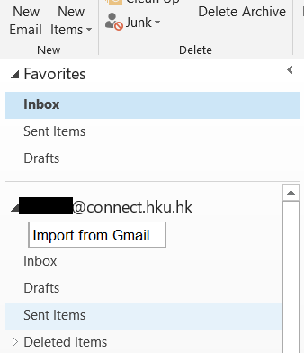 Add a name for the folder