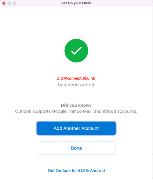 Input your password in the pop-up window.