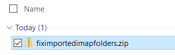Download script file here (filename: fiximportedimapfolders.zip)