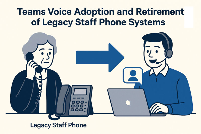 Teams Voice Adoption and Retirement of Legacy Staff Phone Systems