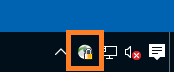 a VPN Logo with padlock will appear in the system tray
