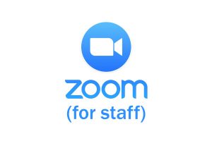 Zoom Logo with text for staff